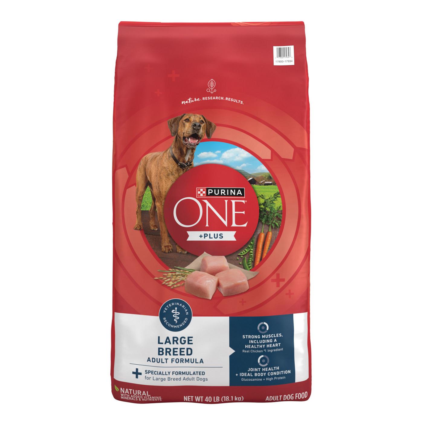 Purina ONE Purina ONE Plus Large Breed Adult Dog Food Dry Formula; image 1 of 6