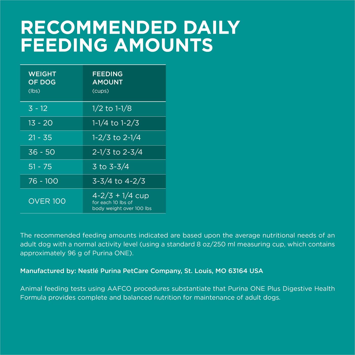 Purina ONE Plus Digestive Health Formula Dry Dog Food Natural; image 3 of 7