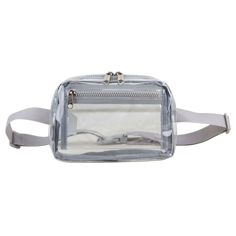 Fuel Clear PVC Fashion Belt Bag with Silver Trim - Shop School & Office ...