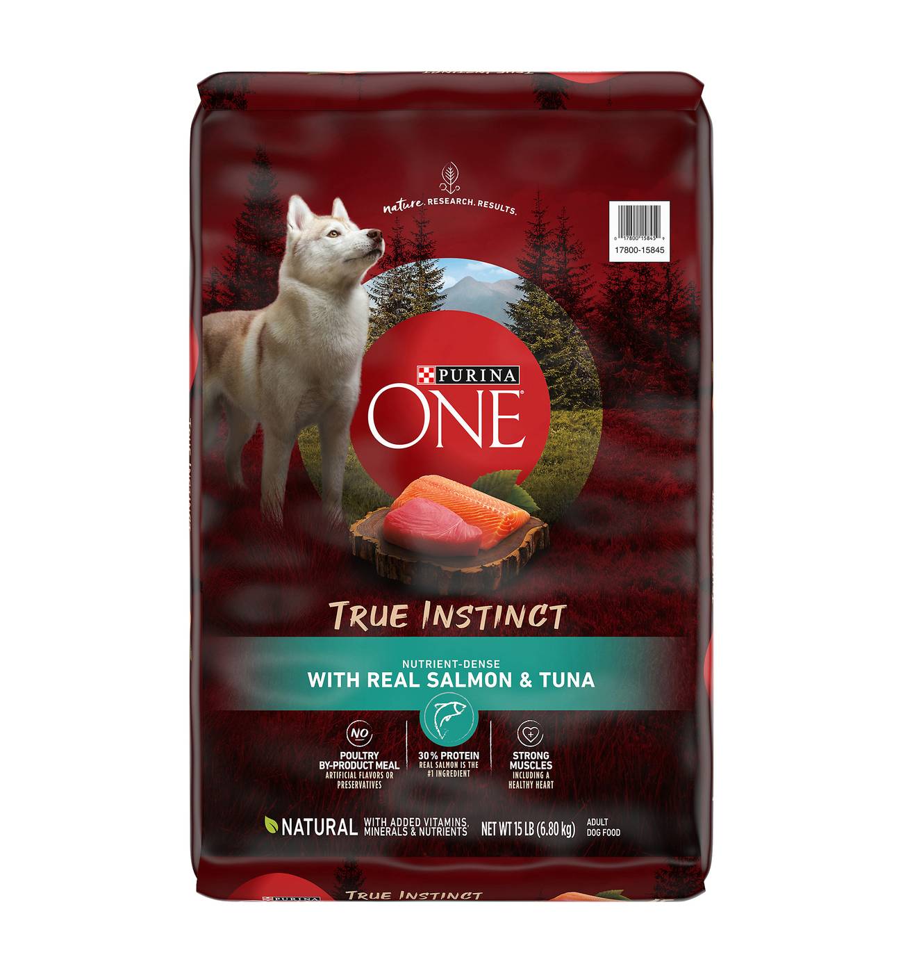 Purina ONE True Instinct High Protein Puppy Food Formula Natural - Real Salmon and Tuna; image 1 of 11