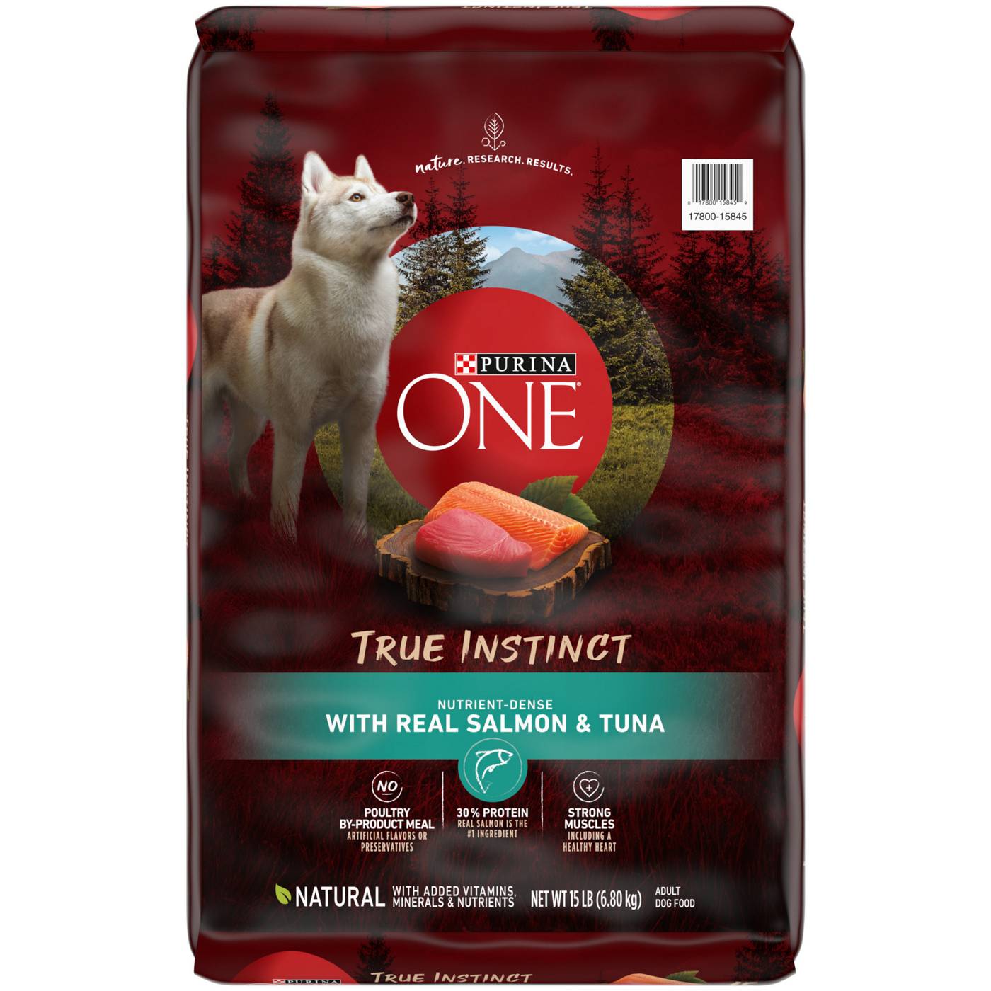 Purina One Smart Blend True Instinct Salmon &Tuna Dry Dog Food; image 5 of 11
