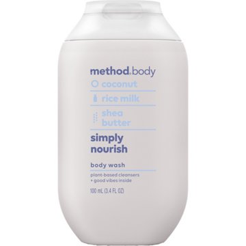 method Travel Size Body Wash - Simply Nourish, 3.4 oz