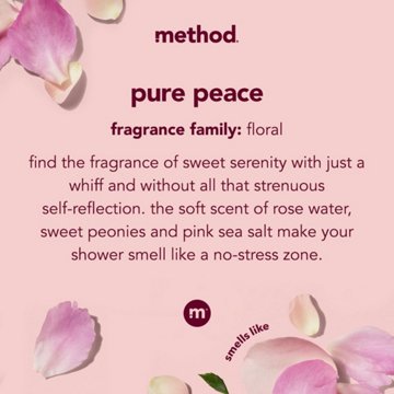 method Travel Size Body Wash - Pure Peace, 3.4 oz