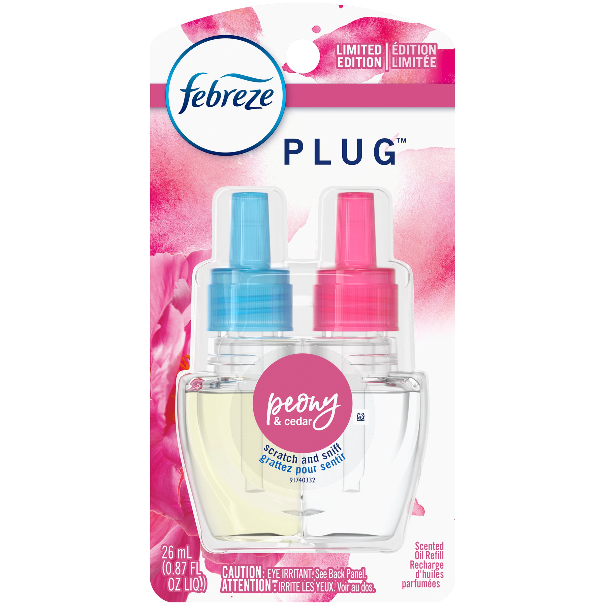 Febreze Peony & Cedar Wax Melts - Shop Scented Oils & Wax at H-E-B