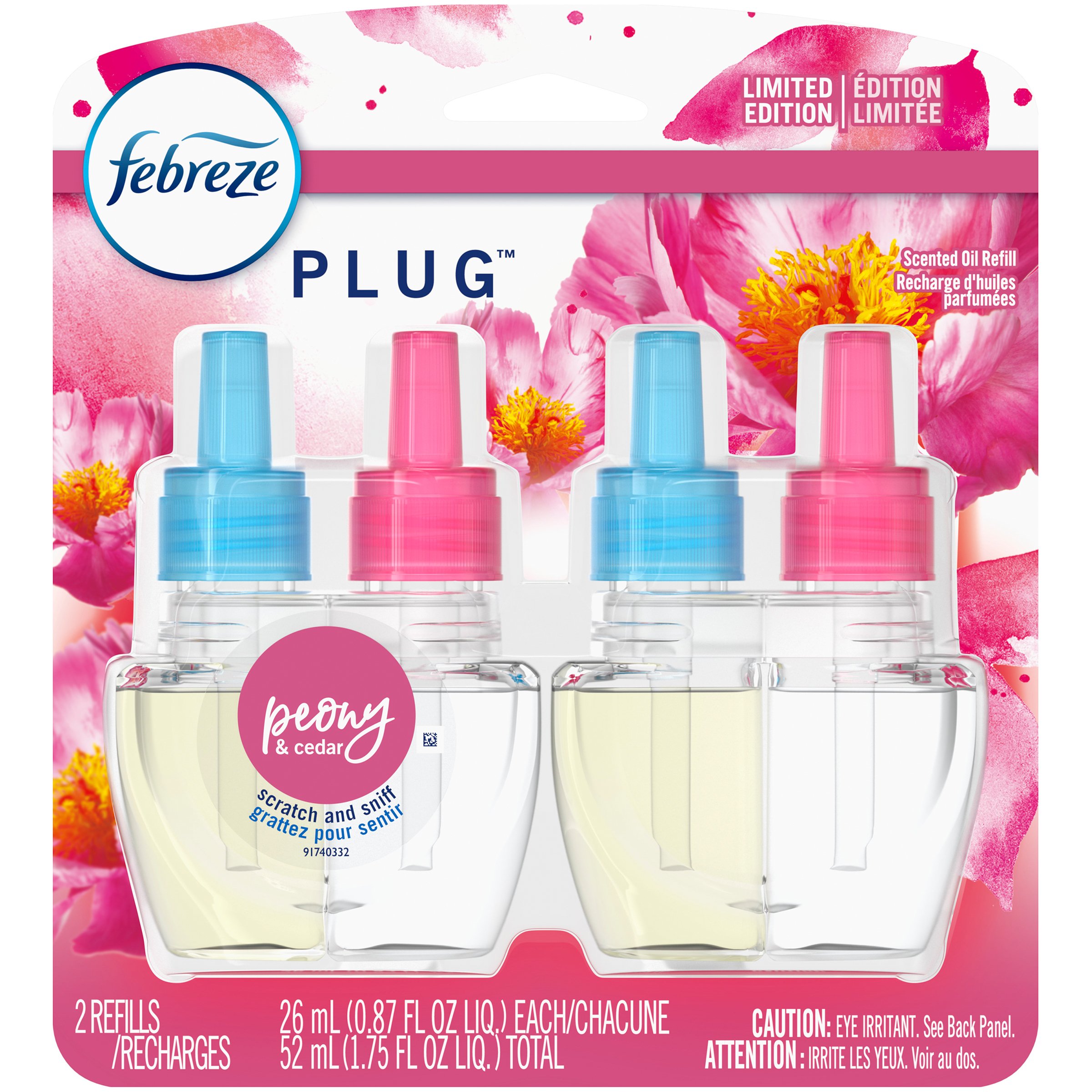 Febreze Peony & Cedar Wax Melts - Shop Scented Oils & Wax at H-E-B