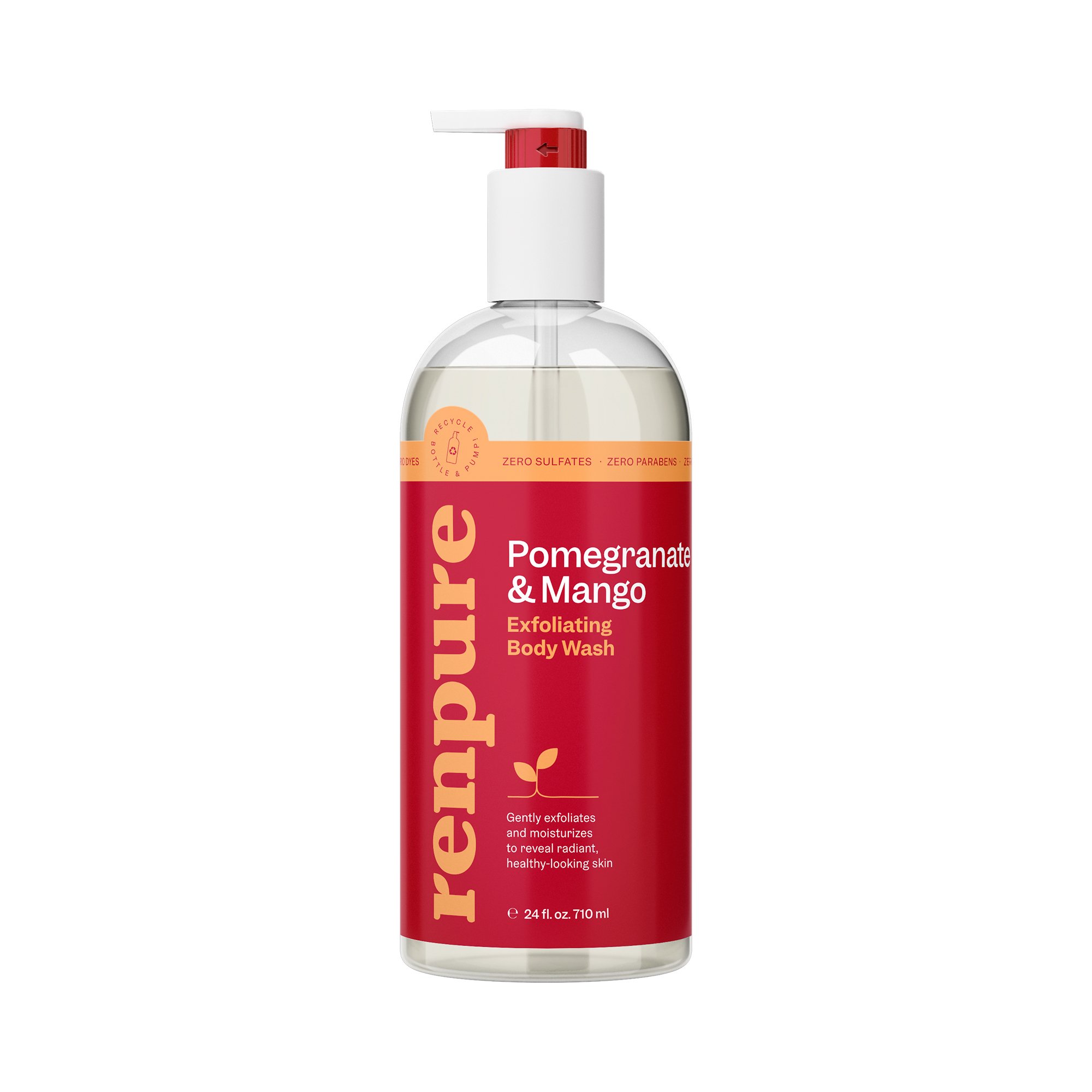 Renpure Exfoliating Body Wash Pomegranate & Mango Shop Body wash at HEB