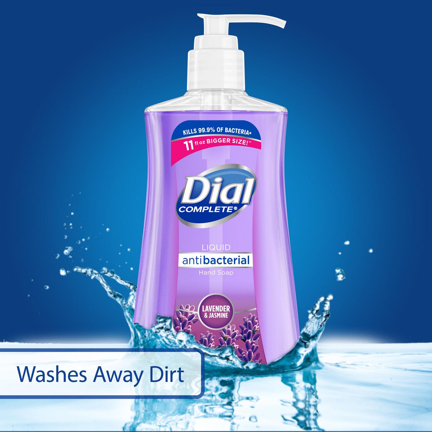 Dial Complete Antibacterial Liquid Hand Soap, Lavender & Jasmine Scent; image 2 of 4