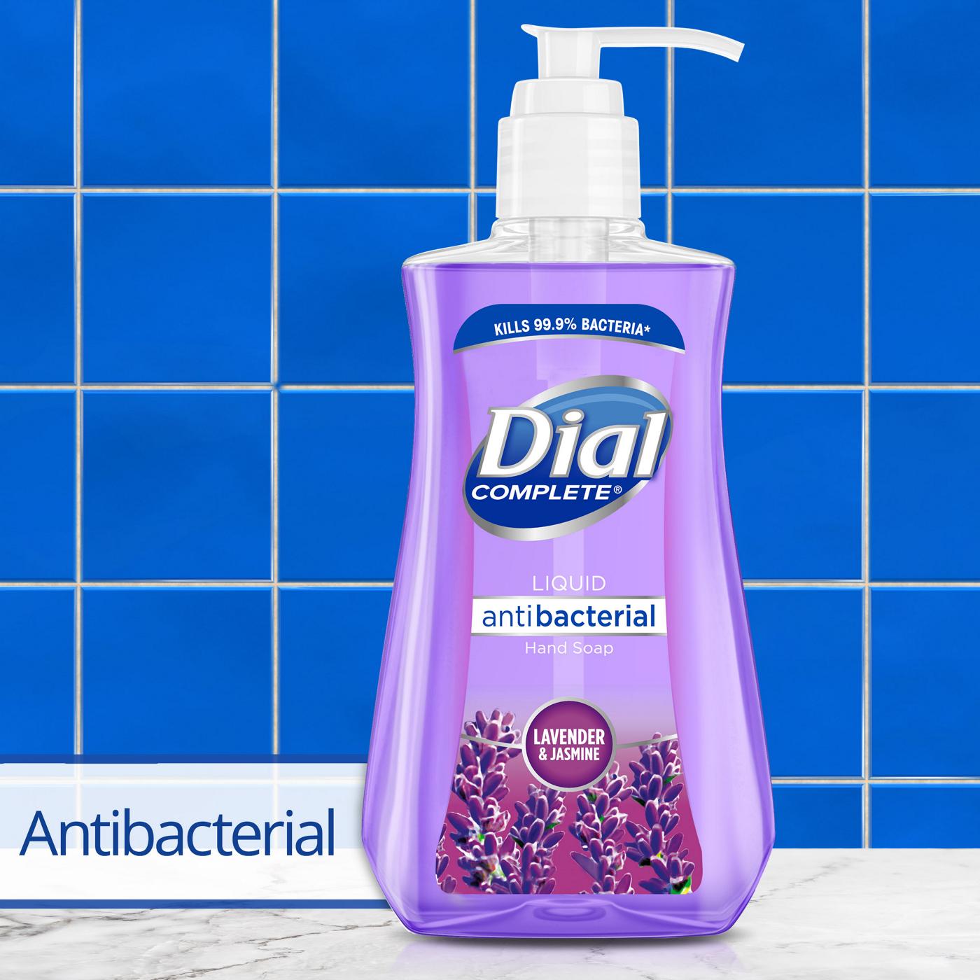 Dial Complete Antibacterial Liquid Hand Soap, Lavender & Jasmine Scent; image 3 of 4