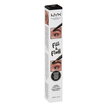 NYX Fill & Fluff Eyebrow Pomade Pencil - Black