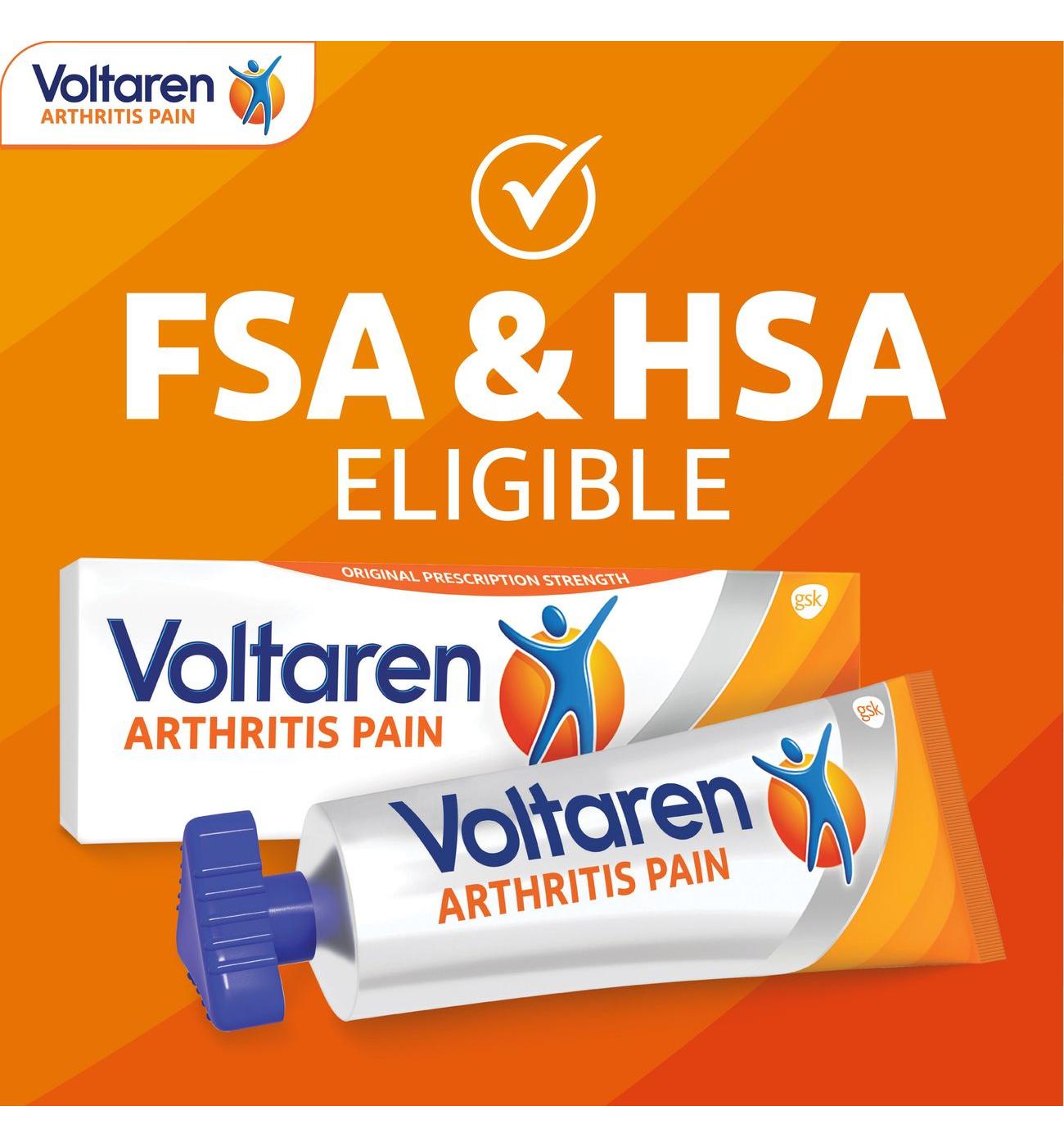 Voltaren NEW Easy Open Cap - Arthritis Pain Gel for Powerful Topical Arthritis Pain Relief - 100 g; image 5 of 8