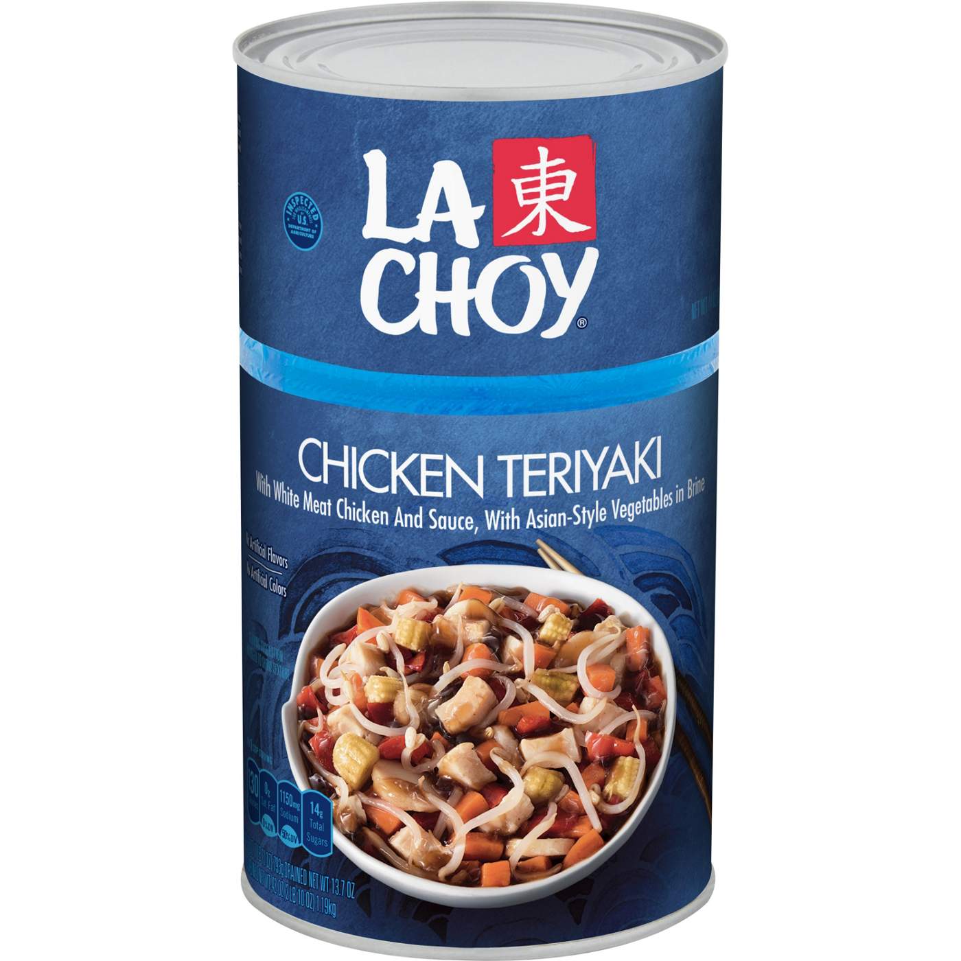 La Choy Chicken Teriyaki White Meat Chicken & Sauce With Asian-style Vegetables; image 1 of 6