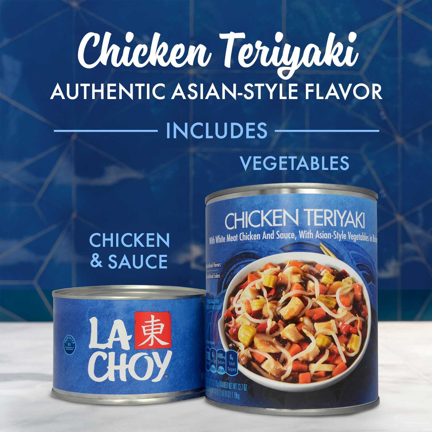 La Choy Chicken Teriyaki White Meat Chicken & Sauce With Asianstyle