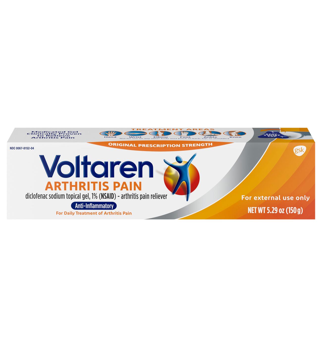 Voltaren Arthritis Pain Topical Gel Shop Muscle & joint pain at HEB