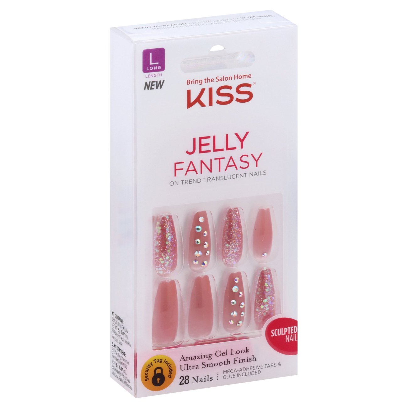 Kiss Jelly Fantasy Nails BE Jelly Long Shop Nail Sets at HEB