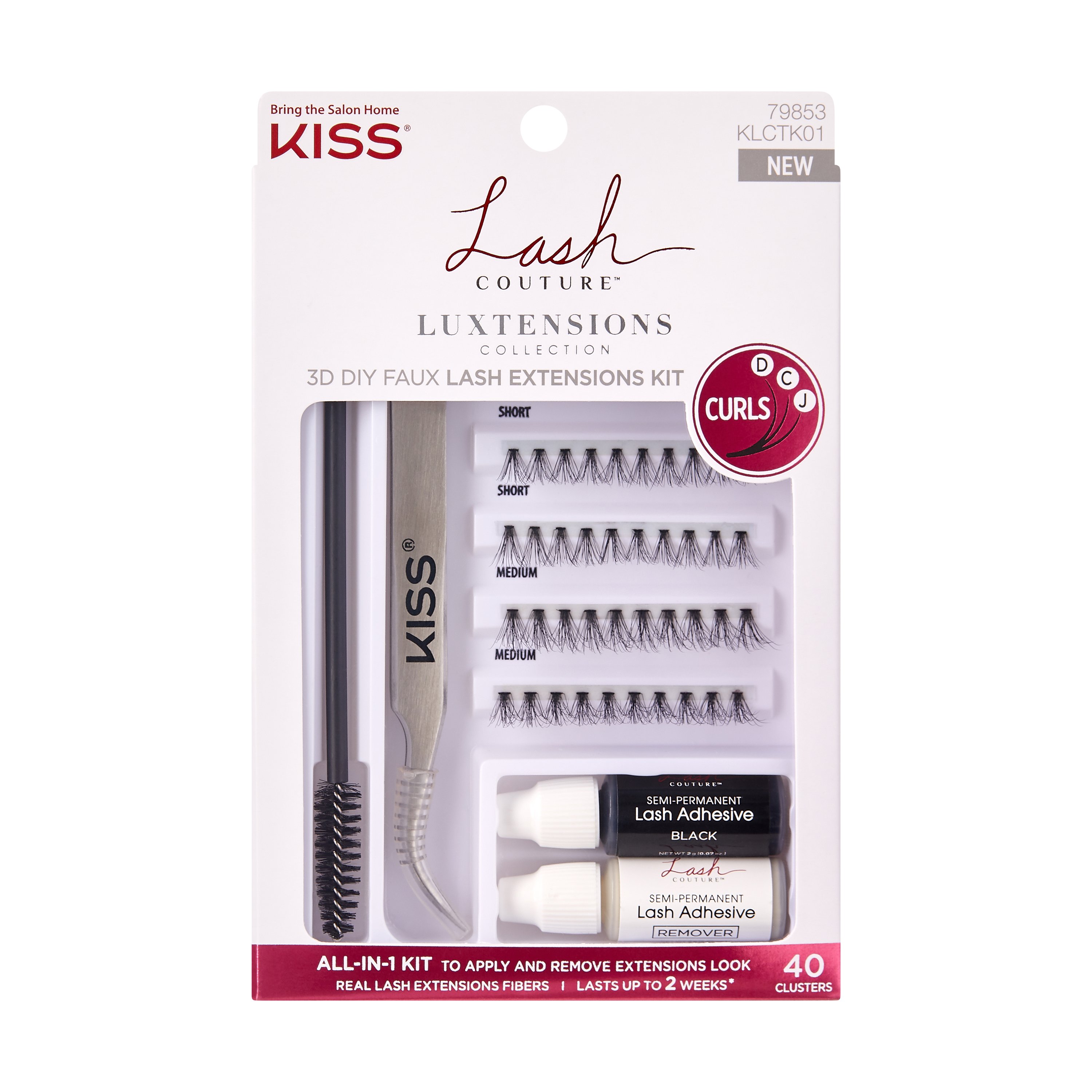 Kiss Lash Couture Faux Extensions Kit Makeup At H E B