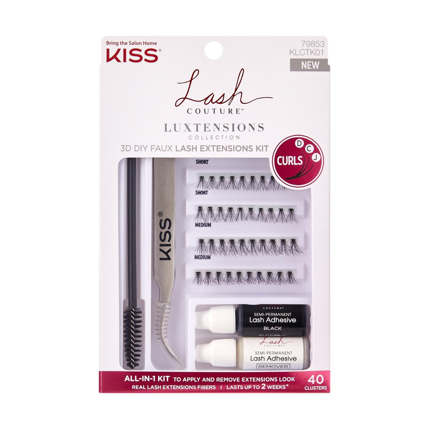 KISS Lash Couture 3D DIY Faux Lash Extensions Kit; image 1 of 5