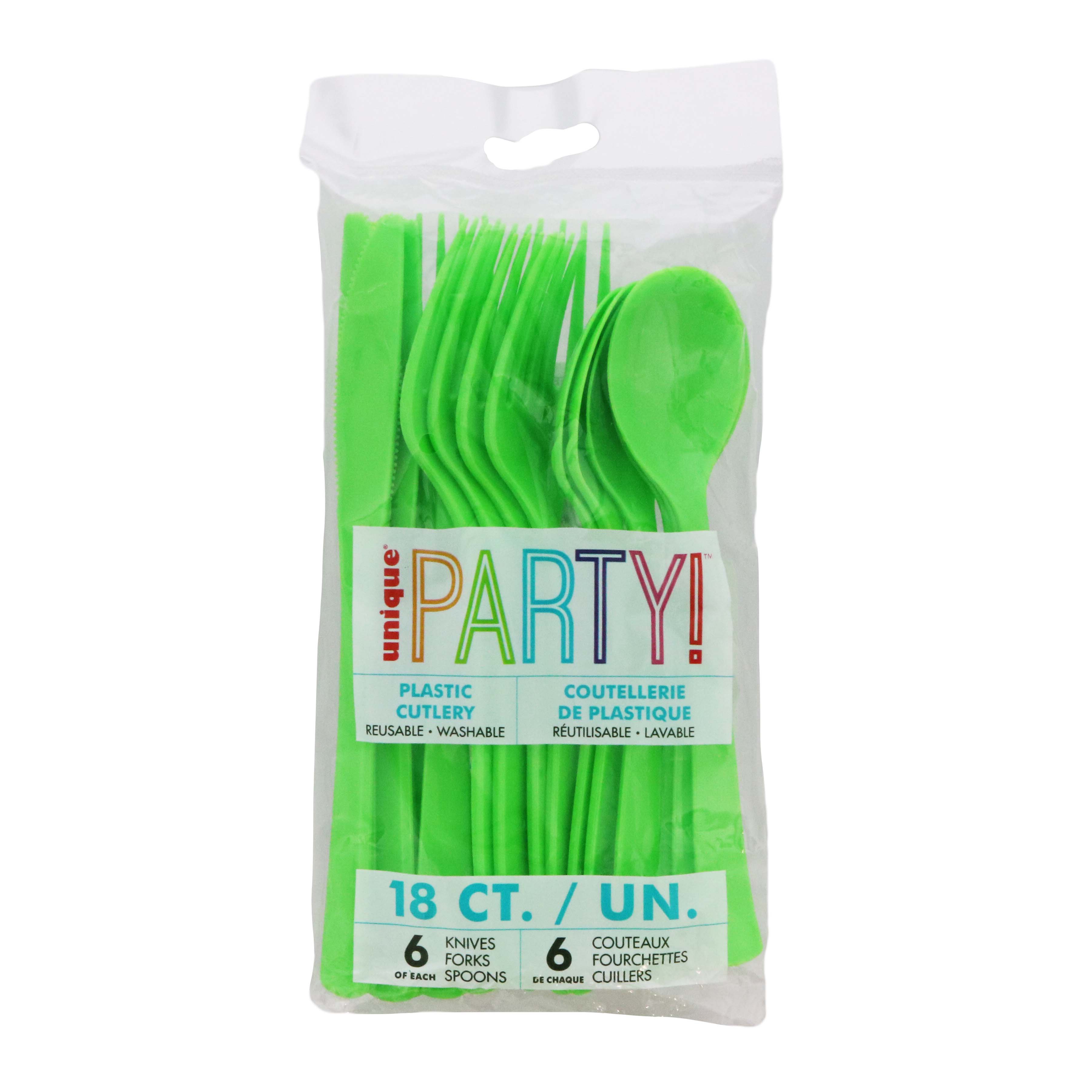 Unique Lime Green Assorted Plastic Cutlery Shop Disposable Kitchenware at HEB