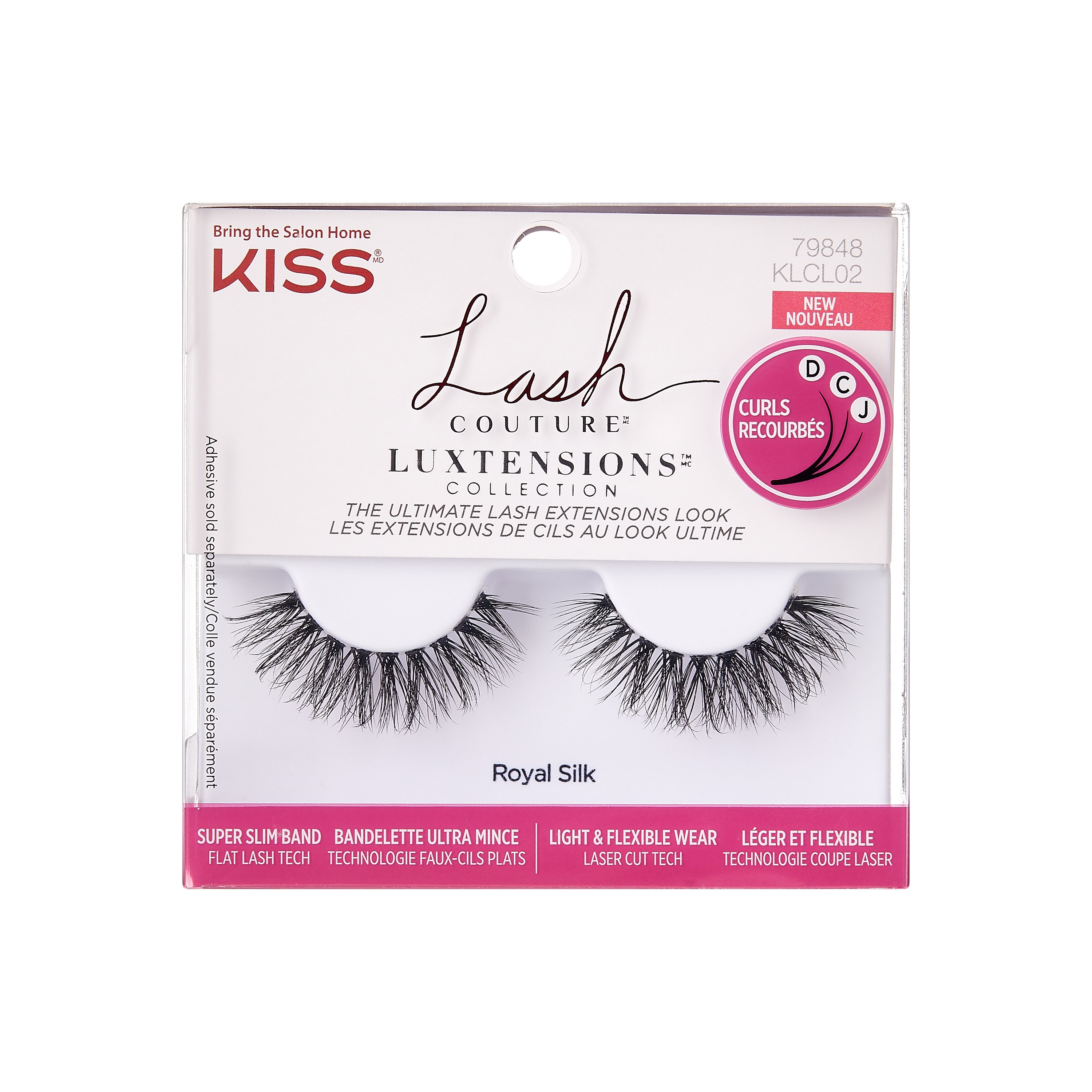 KISS Lash Couture Luxtensions Collection Eyelashes Royal Silk Shop False Eyelashes At H E B