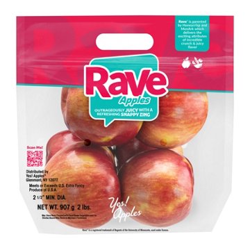 Fresh Rave Apples, 2 lb bag