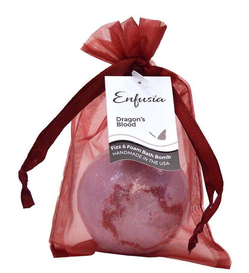 Enfusia Fizz & Foam Dragon Blood Bath Bomb Shop Bath & Skin Care at HEB