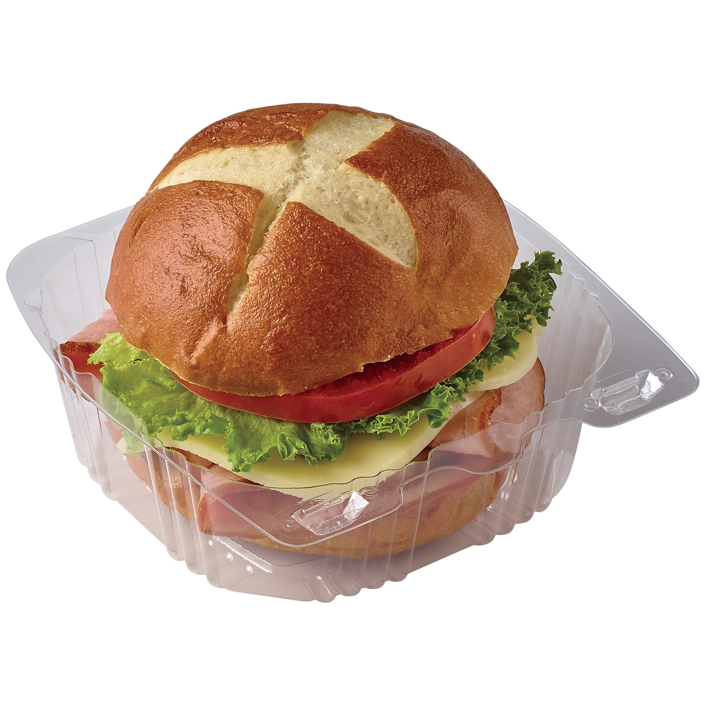 H-E-B Deli Boxed Lunch – Uncured Ham & Swiss Croissant Sandwich