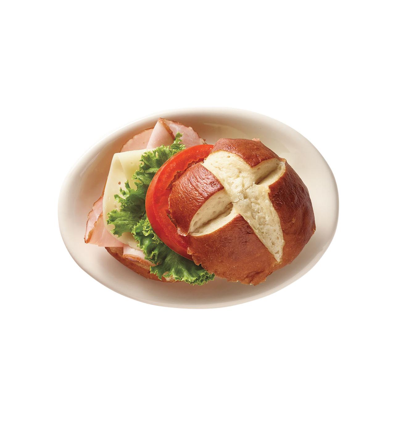 Meal Simple by H-E-B Kids' Ham & Cheese Slider with Pretzels