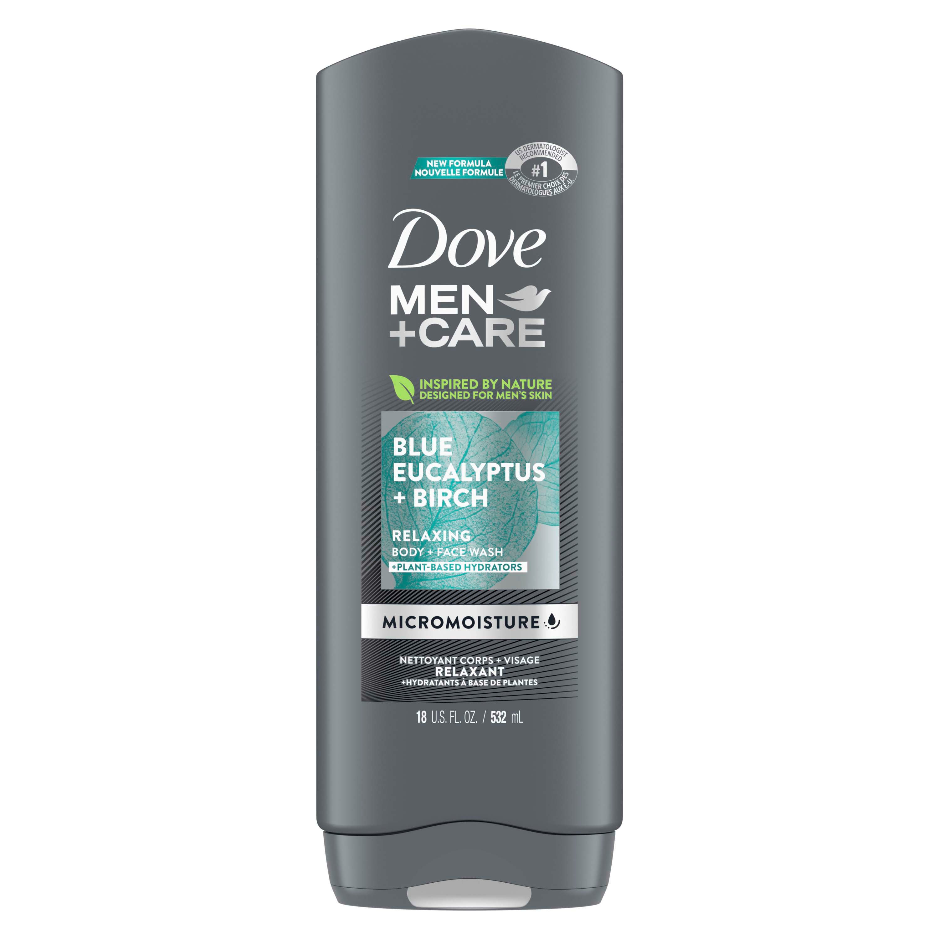 Dove Men+Care Blue Eucalyptus + Birch Body Wash Shop Cleansers