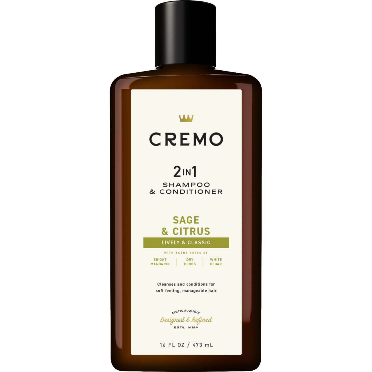Cremo 2-in-1 Shampoo Conditioner - Sage & Citrus - Shop Shampoo