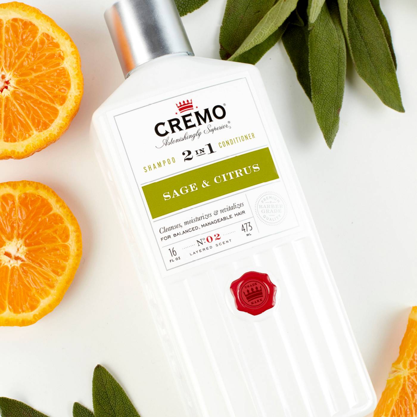 Cremo 2 in 1 Shampoo Conditioner - Sage & Citrus; image 2 of 6