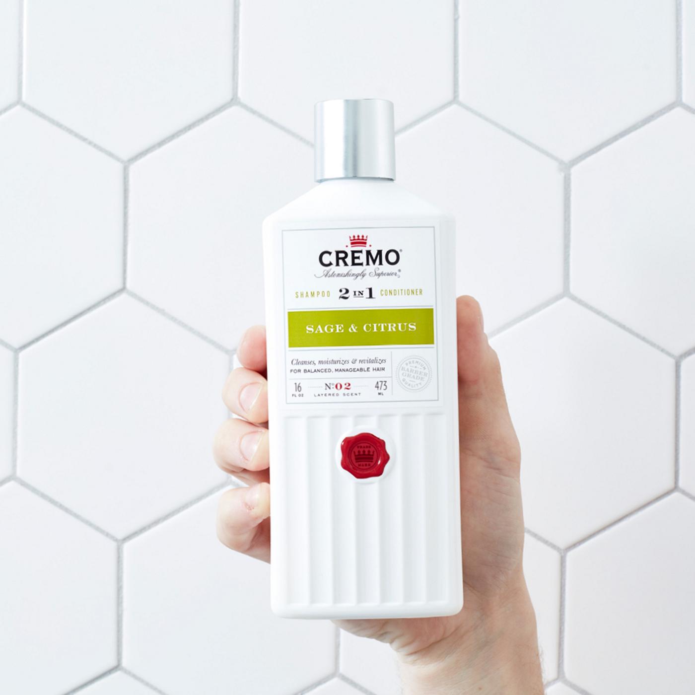 Cremo 2 in 1 Shampoo Conditioner - Sage & Citrus; image 3 of 6