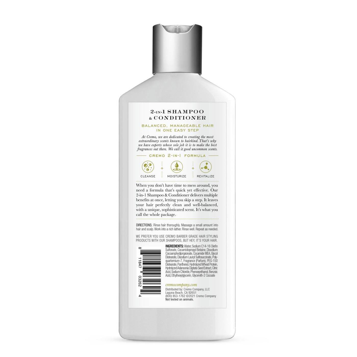 Cremo 2 in 1 Shampoo Conditioner - Sage & Citrus; image 4 of 6