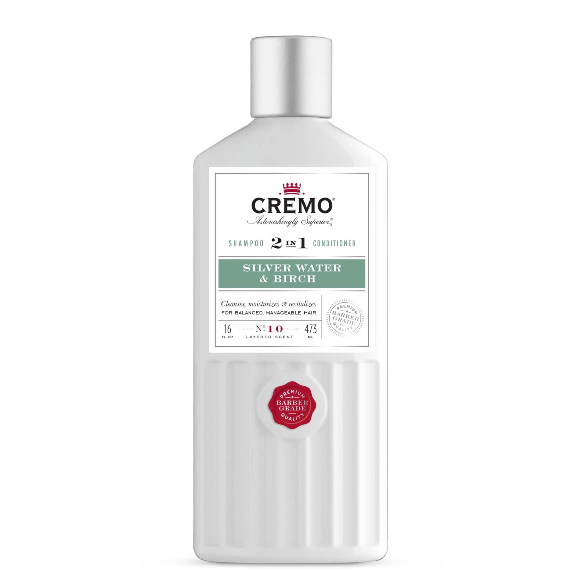 Cremo 2 in 1 Shampoo Conditioner Silver Water & Birch Shop Shampoo