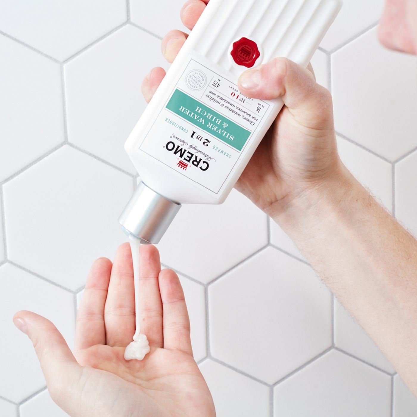 Cremo 2 in 1 Shampoo Conditioner Silver Water & Birch Shop Shampoo