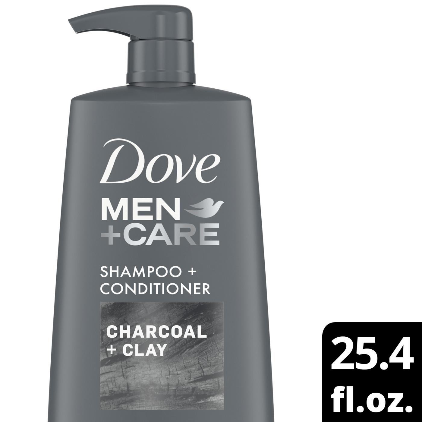 Dove Men+Care Shampoo - Charcoal + Clay; image 5 of 5