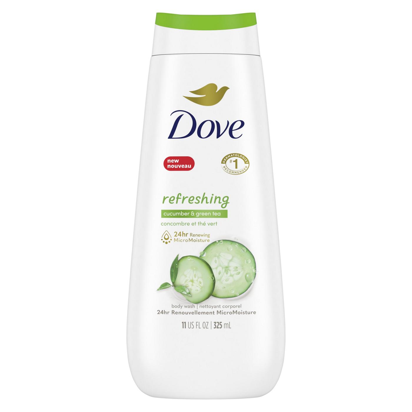 Dove Refreshing Body Wash - Cucumber & Green Tea; image 1 of 8