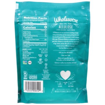 Wholesome Allulose Zero Calorie Sweetener, 12 oz
