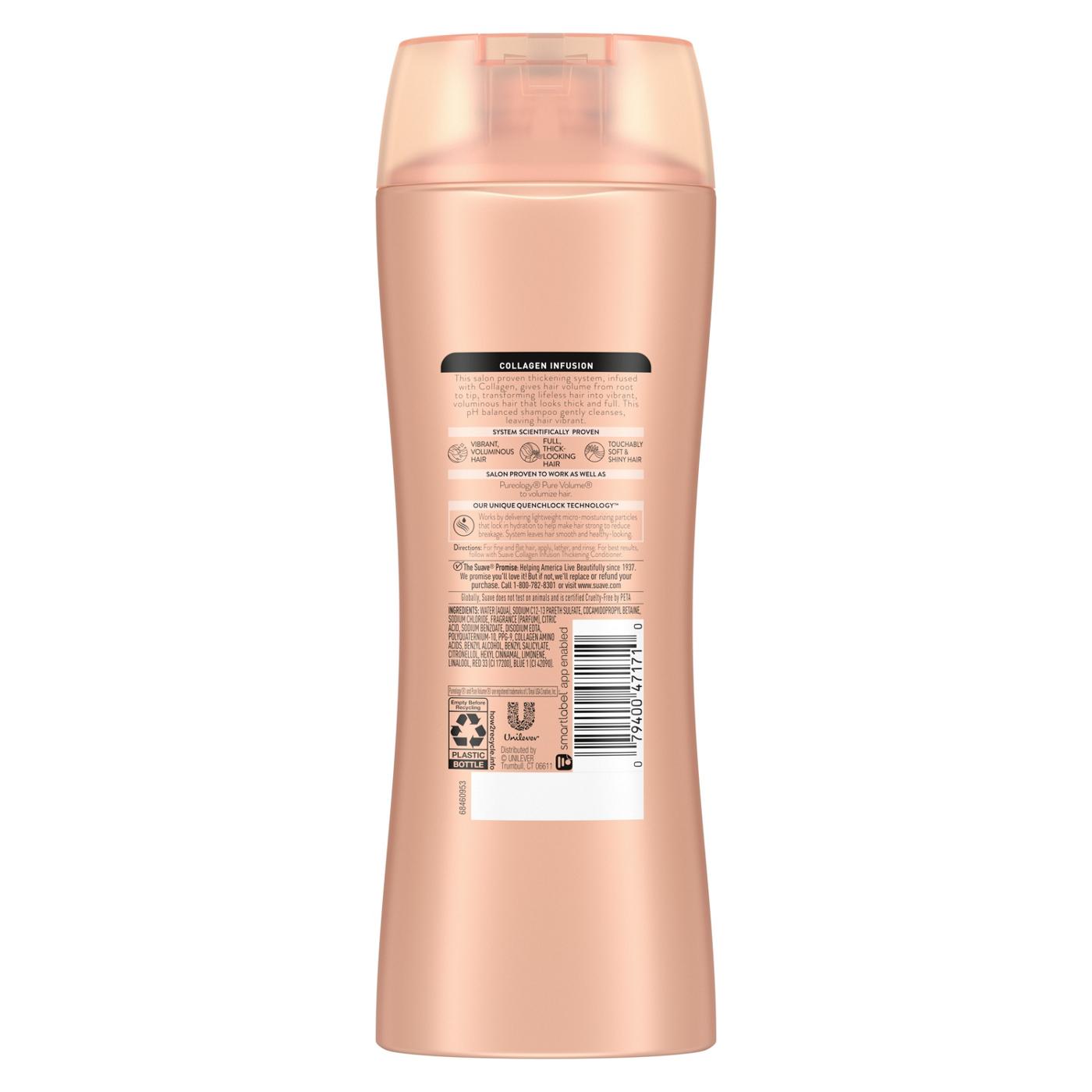 Suave Professionals Collagen Infusion Thickening Shampoo; image 2 of 2