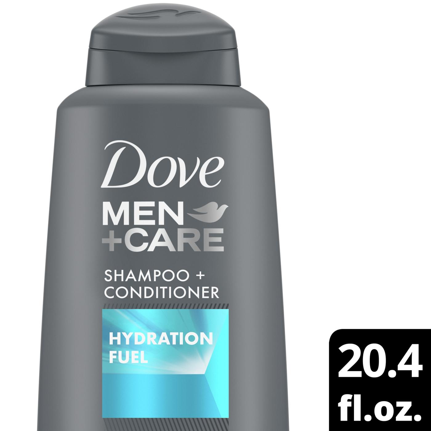 Dove Men+Care 2 in 1 Shampoo + Conditioner - Hydration Fuel; image 3 of 6
