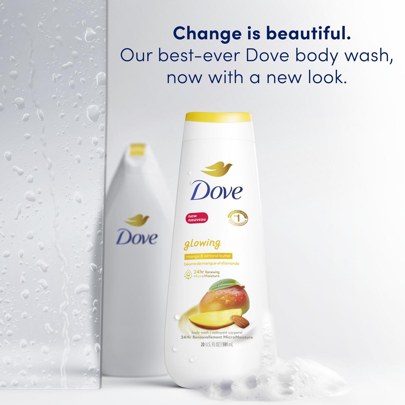 Dove Glowing Body Wash - Mango & Almond Butters; image 2 of 7