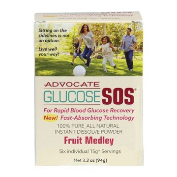 Advocate Glucose SOS Fruit Medley, 3.3 oz