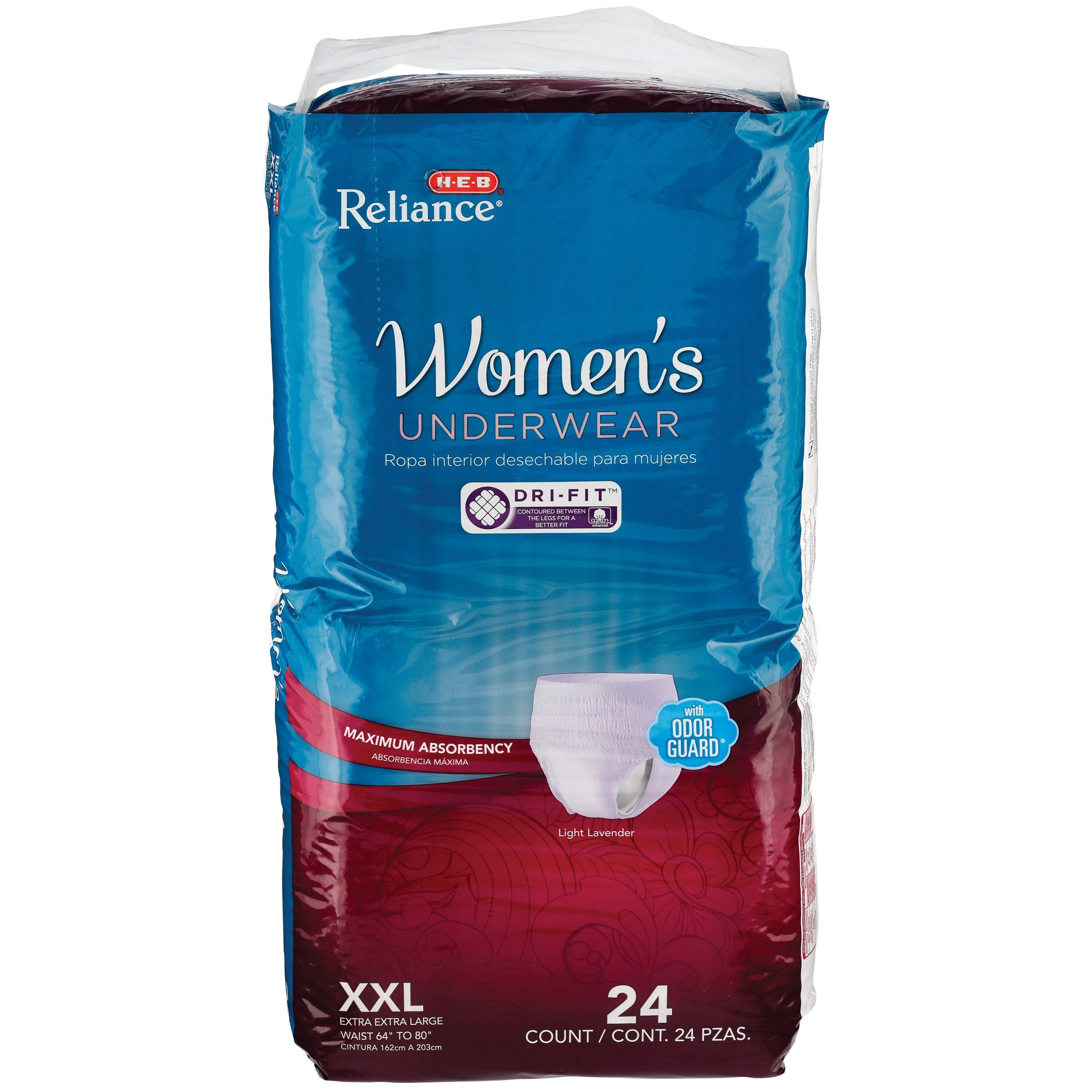 HEB Women's Underwear Value Pack XXL Shop Incontinence at HEB