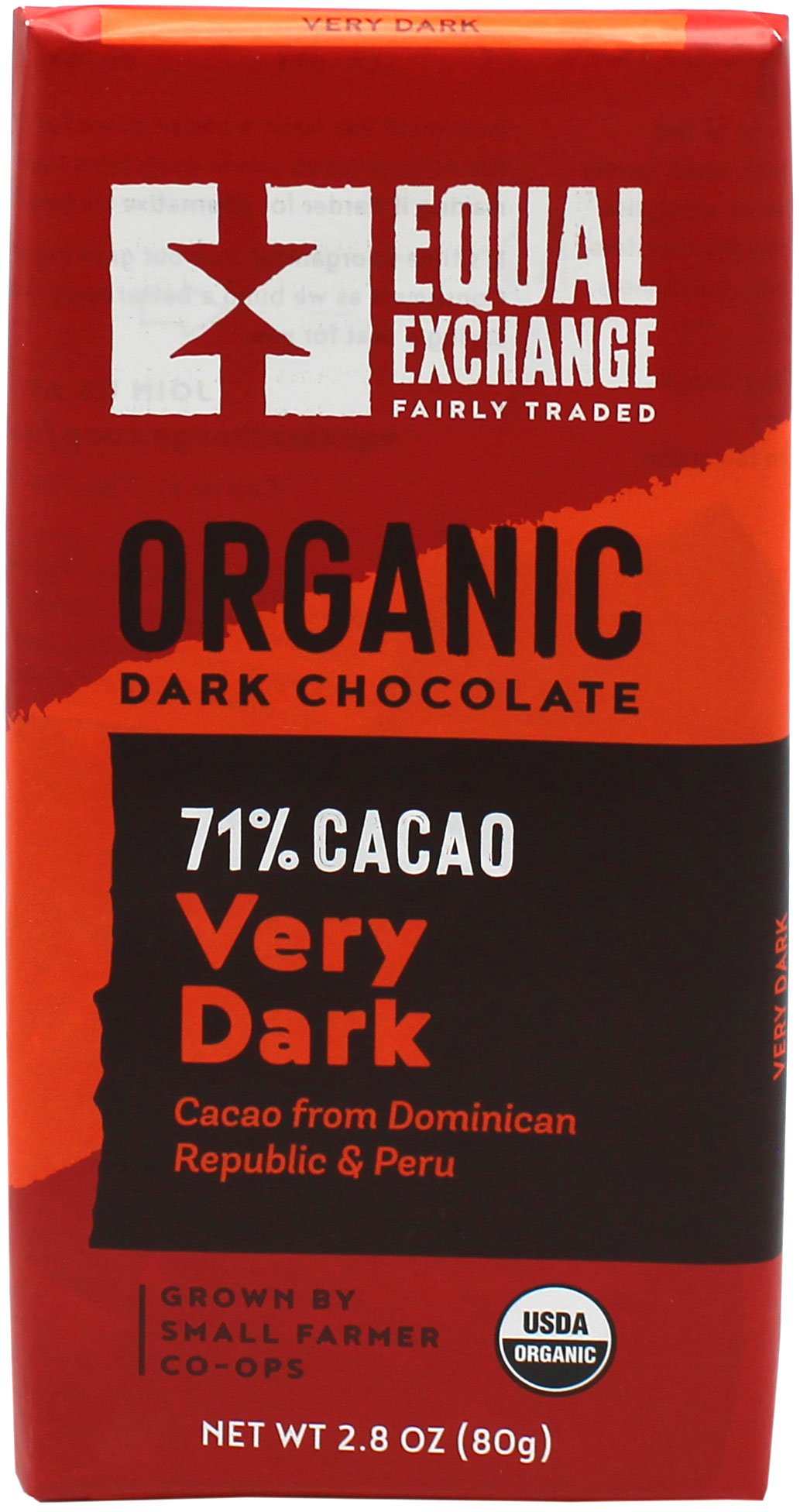 Equal Exchange Chocolates Extra Dark Organic Chocolate 80% Cacao