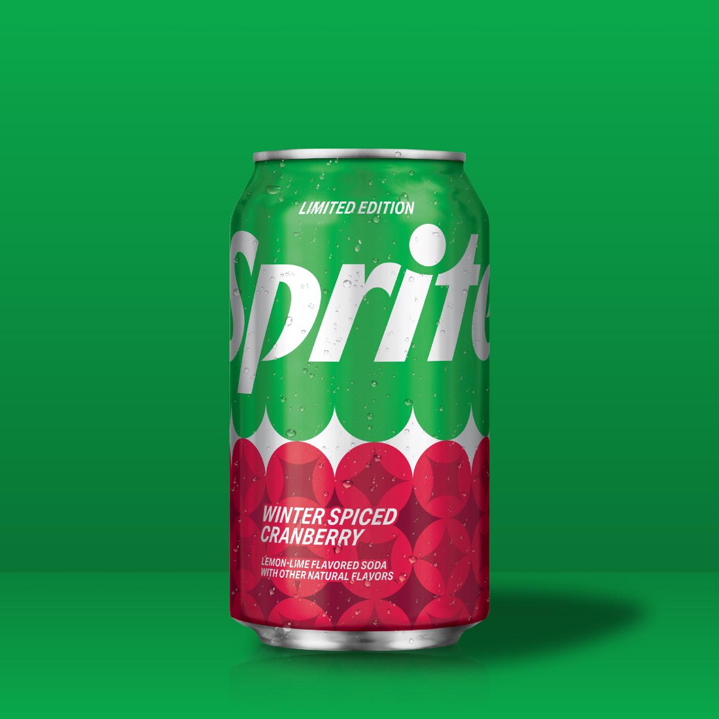 Sprite Winter Spiced Cranberry Soda 12 oz Cans; image 3 of 7