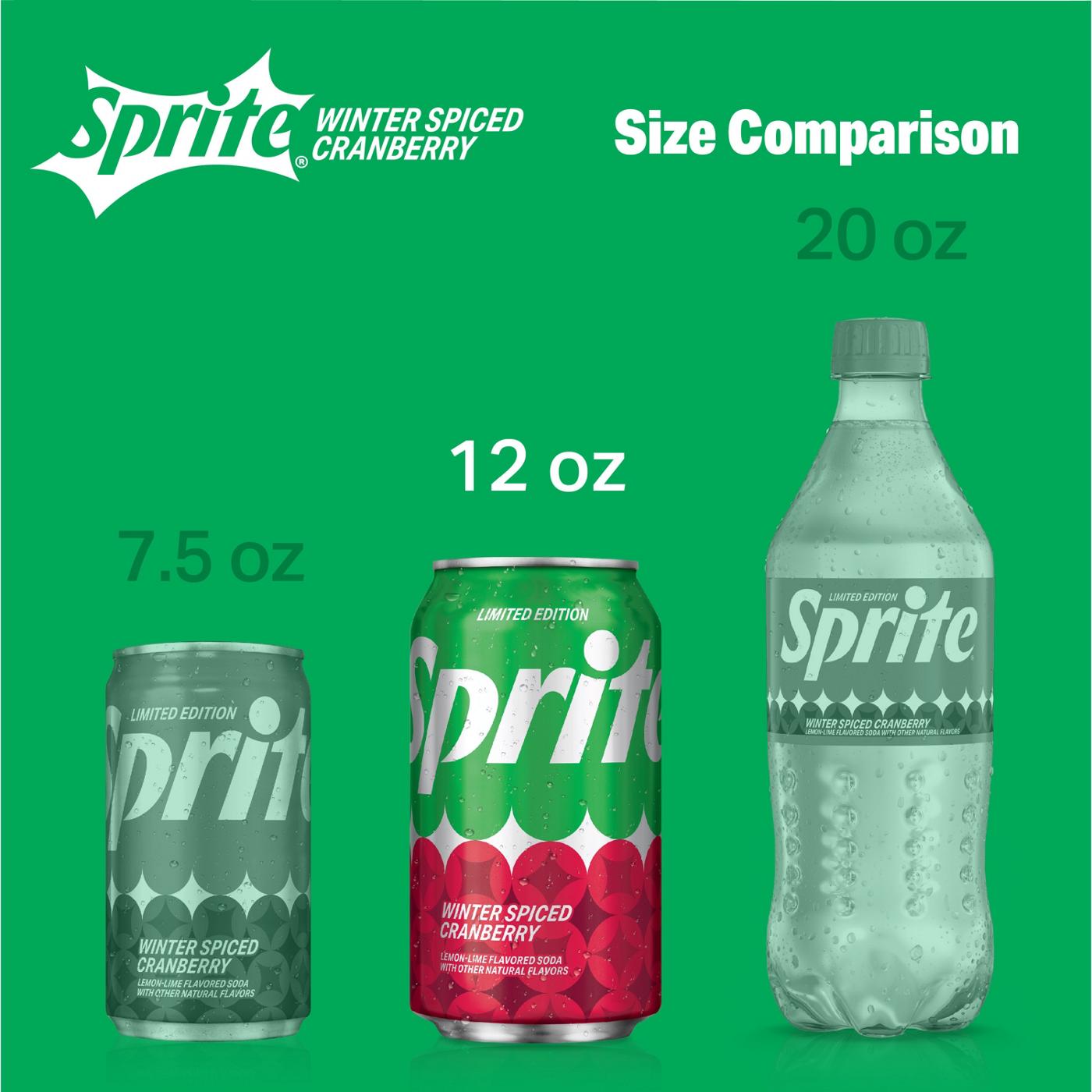 Sprite Winter Spiced Cranberry Soda 12 oz Cans; image 7 of 7