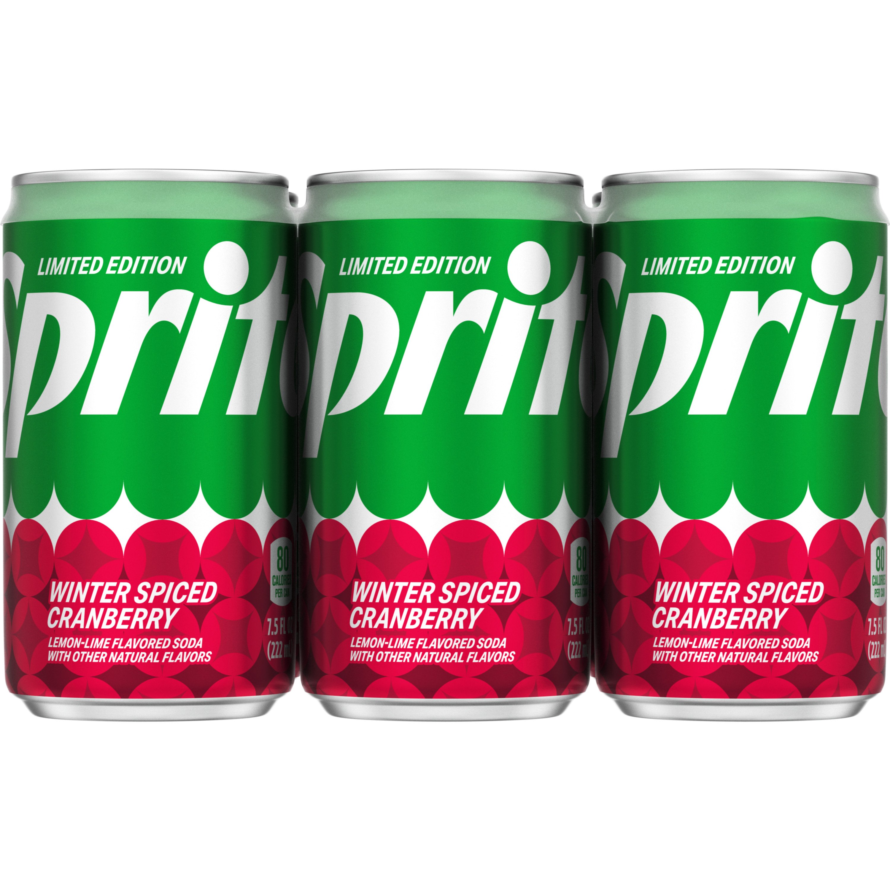 Sprite Winter Spiced Cranberry Soda 7.5 oz Cans Shop Soda at HEB