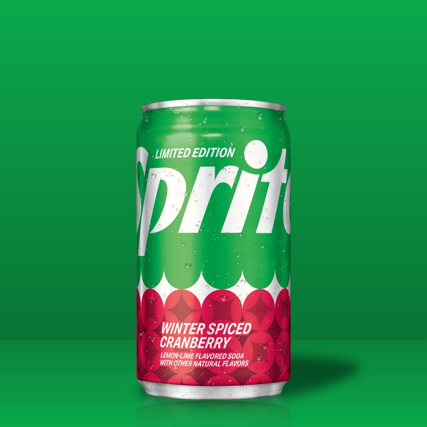 Sprite Winter Spiced Cranberry Soda 7.5 oz Cans; image 2 of 7