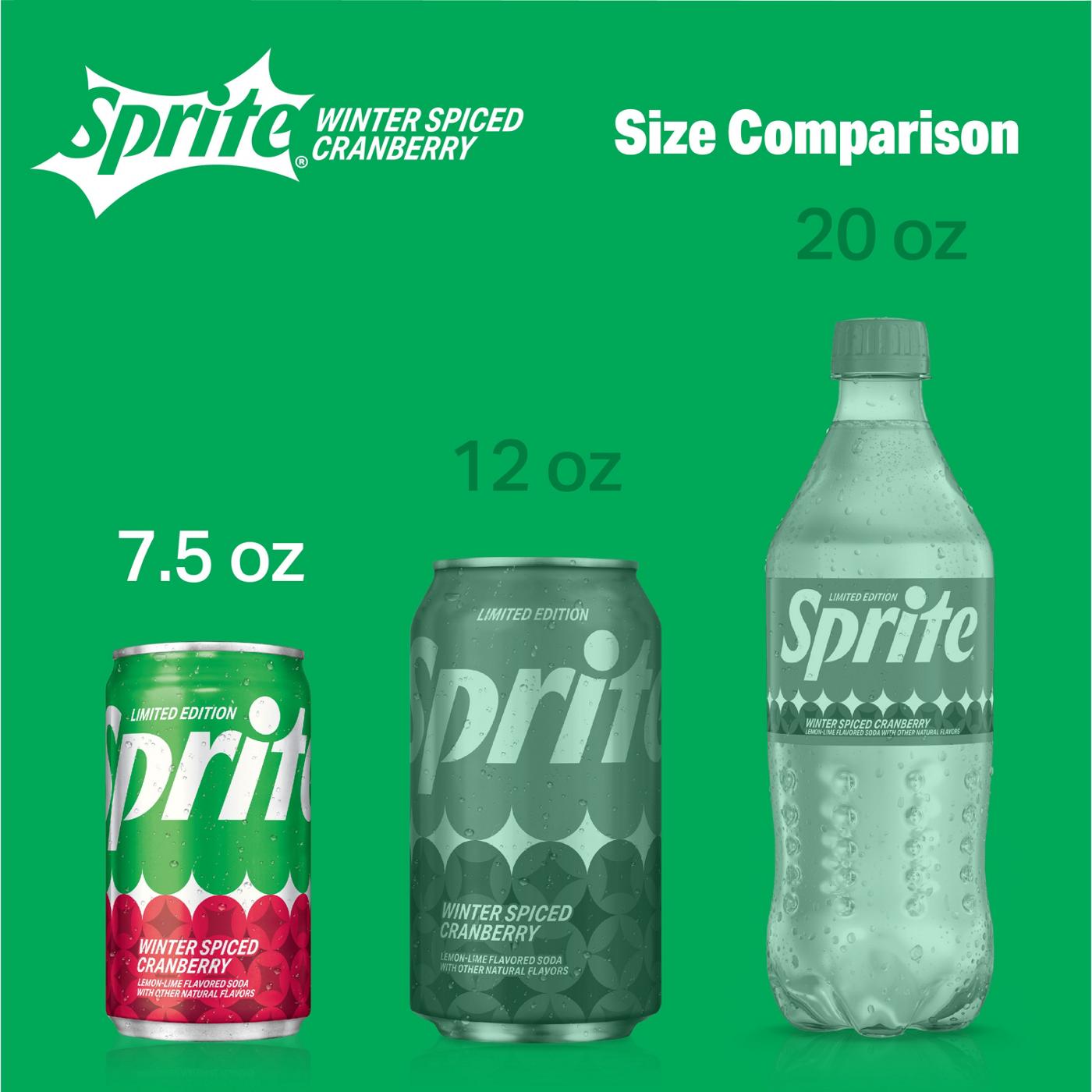 Sprite Winter Spiced Cranberry Soda 7.5 oz Cans; image 4 of 7