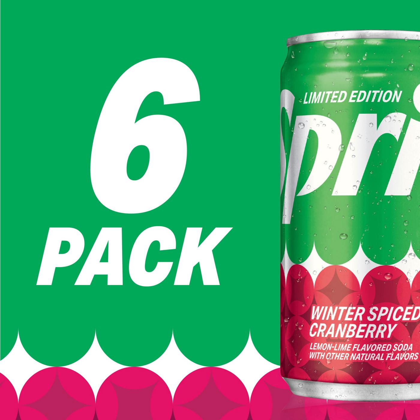 Sprite Winter Spiced Cranberry Soda 7.5 oz Cans; image 5 of 7