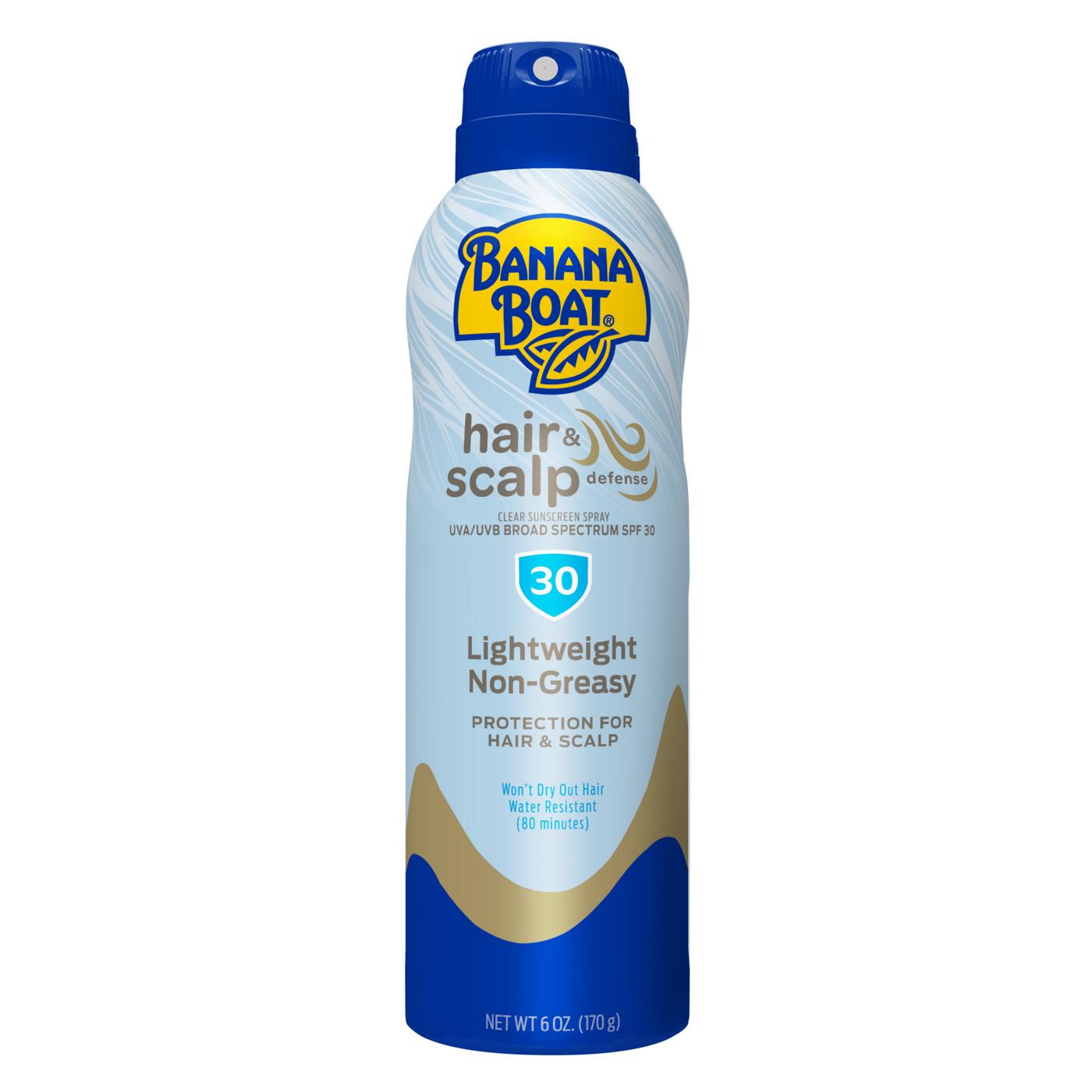 Banana Boat Hair & Scalp Defense Sunscreen Spray - SPF 30; image 1 of 3