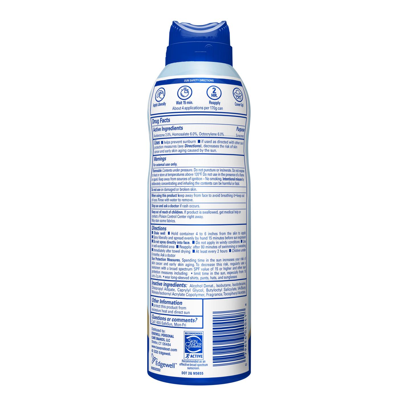Banana Boat Hair & Scalp Defense Sunscreen Spray - SPF 30; image 3 of 3
